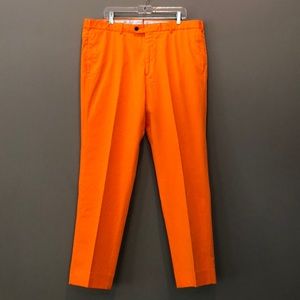 Orange Trousers by Sid Mashburn
